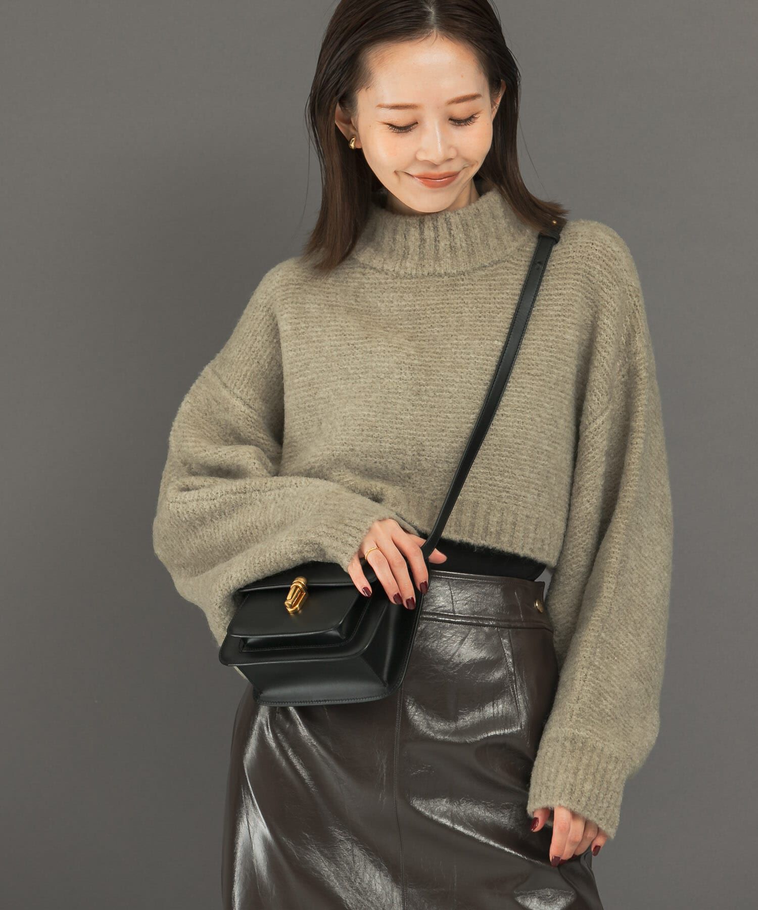 URBAN RESEARCH ROSSO「クロップドマルチウェイニット」|ニット・セーター|