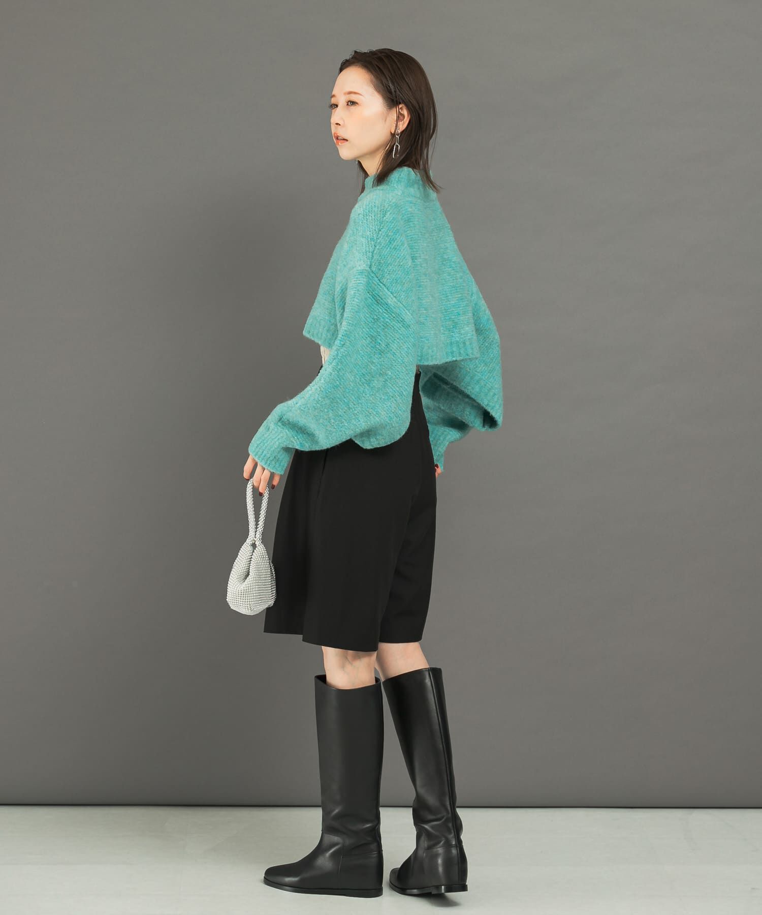 URBAN RESEARCH ROSSO「クロップドマルチウェイニット」|ニット・セーター|