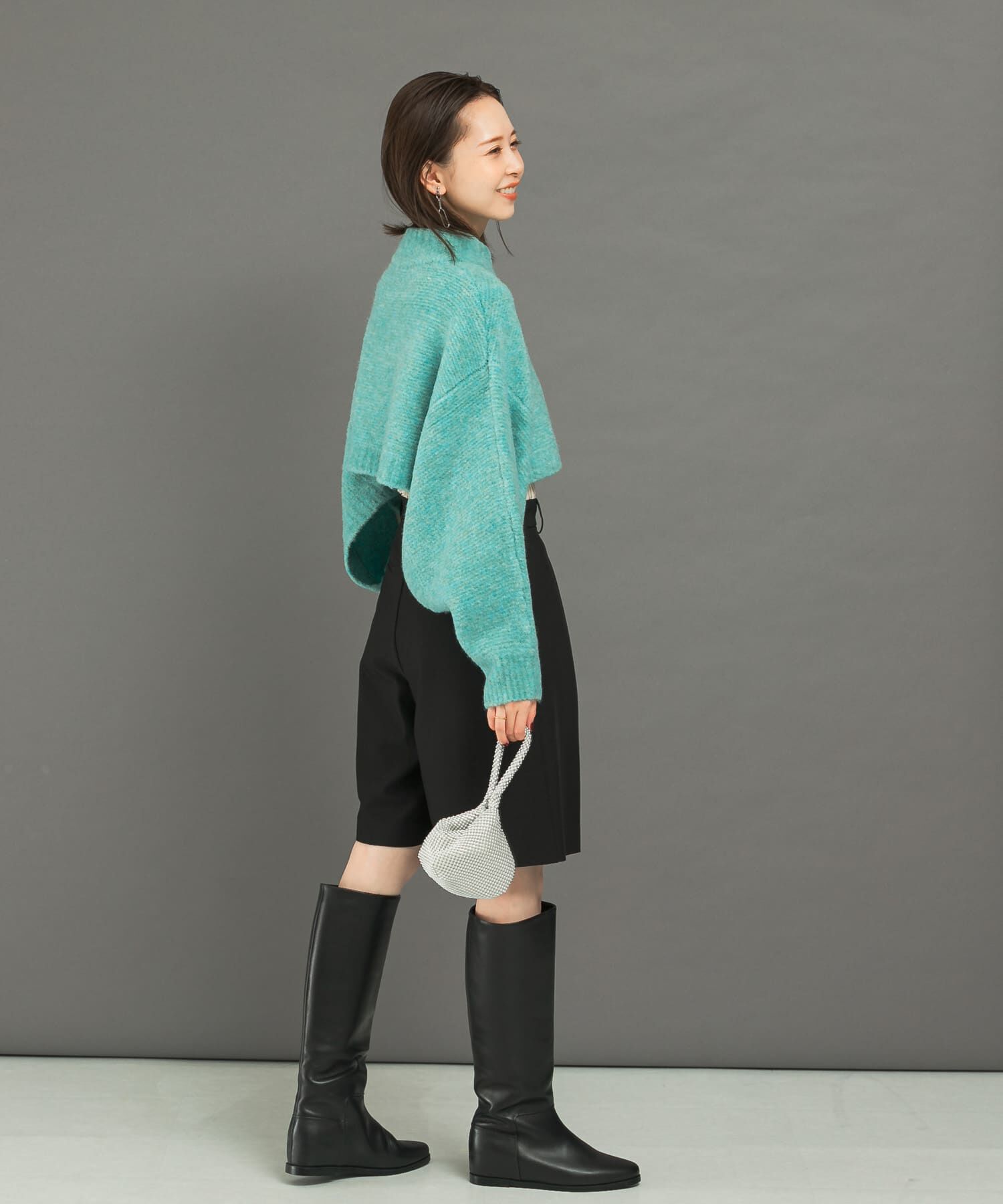 URBAN RESEARCH ROSSO「クロップドマルチウェイニット」|ニット・セーター|