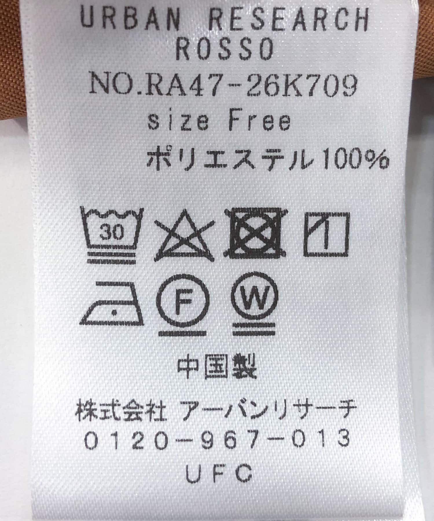 URBAN RESEARCH ROSSO「スエードライクカシュクールワンピース」|ワンピース|