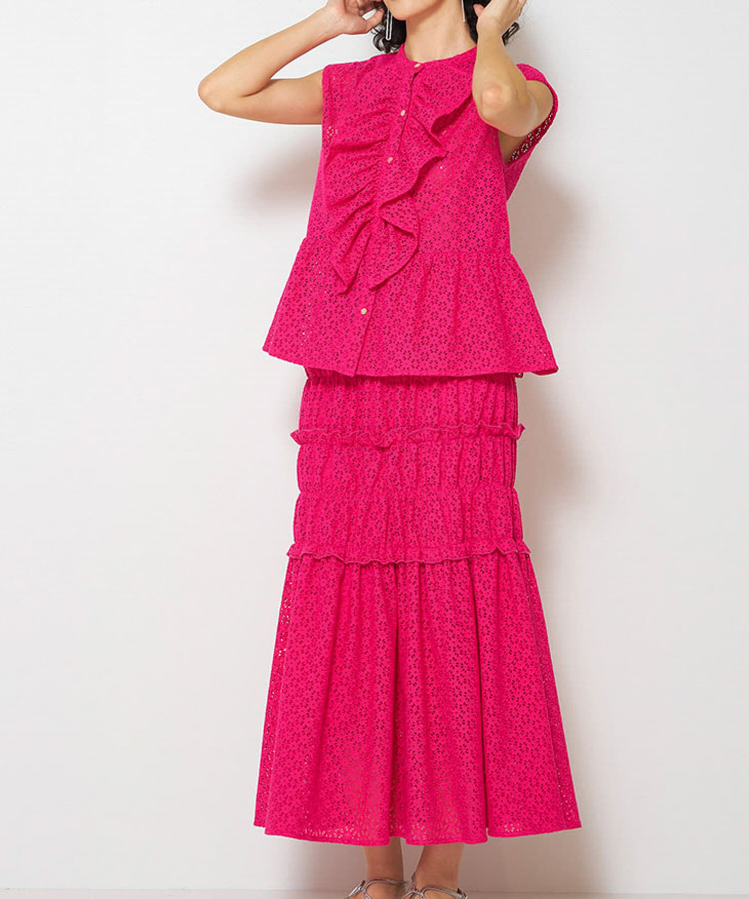 URBAN RESEARCH ROSSO「Mewl　アイレットレースブラウス」|シャツ・ブラウス|