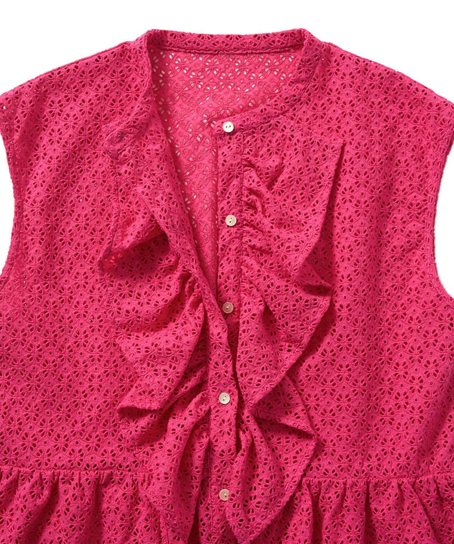 URBAN RESEARCH ROSSO「Mewl　アイレットレースブラウス」|シャツ・ブラウス|