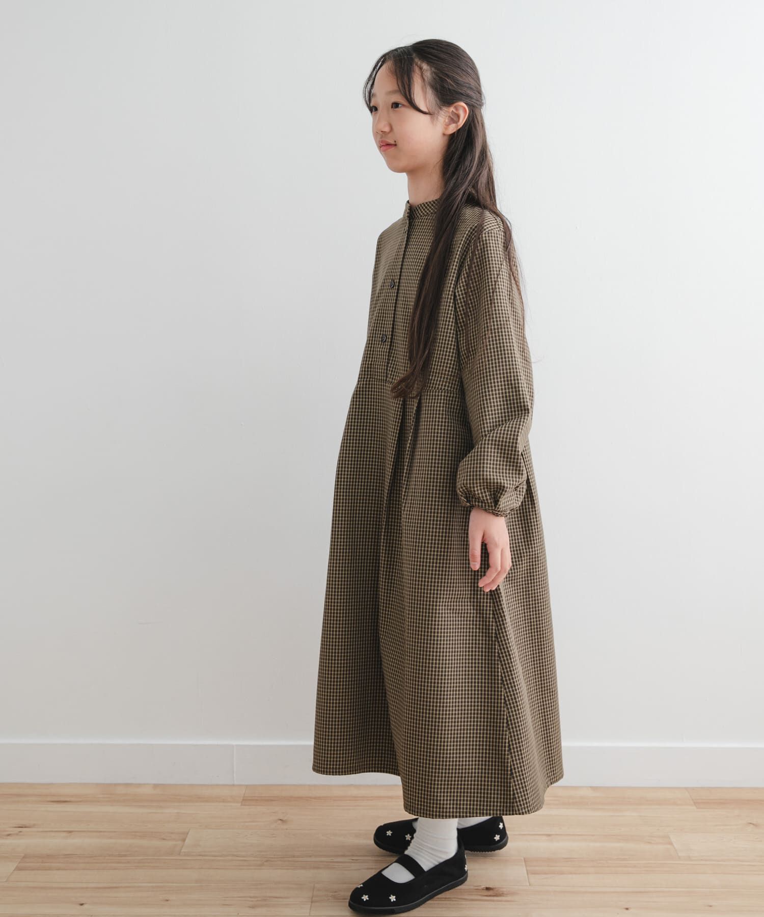 URBAN RESEARCH DOORS「『WEB/一部店舗限定』『親子リンク/UR TECH』チェック柄ワンピース(KIDS)」|ワンピース|