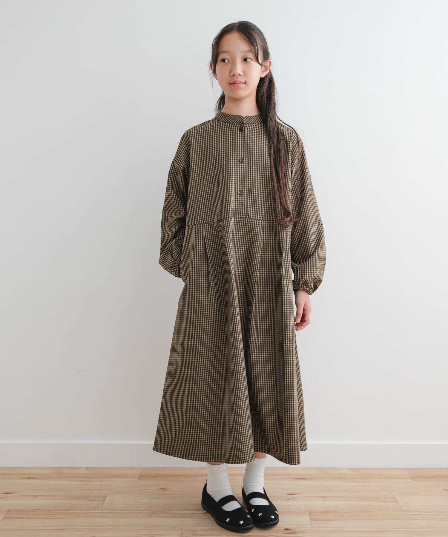 URBAN RESEARCH DOORS「『WEB/一部店舗限定』『親子リンク/UR TECH』チェック柄ワンピース(KIDS)」|ワンピース|