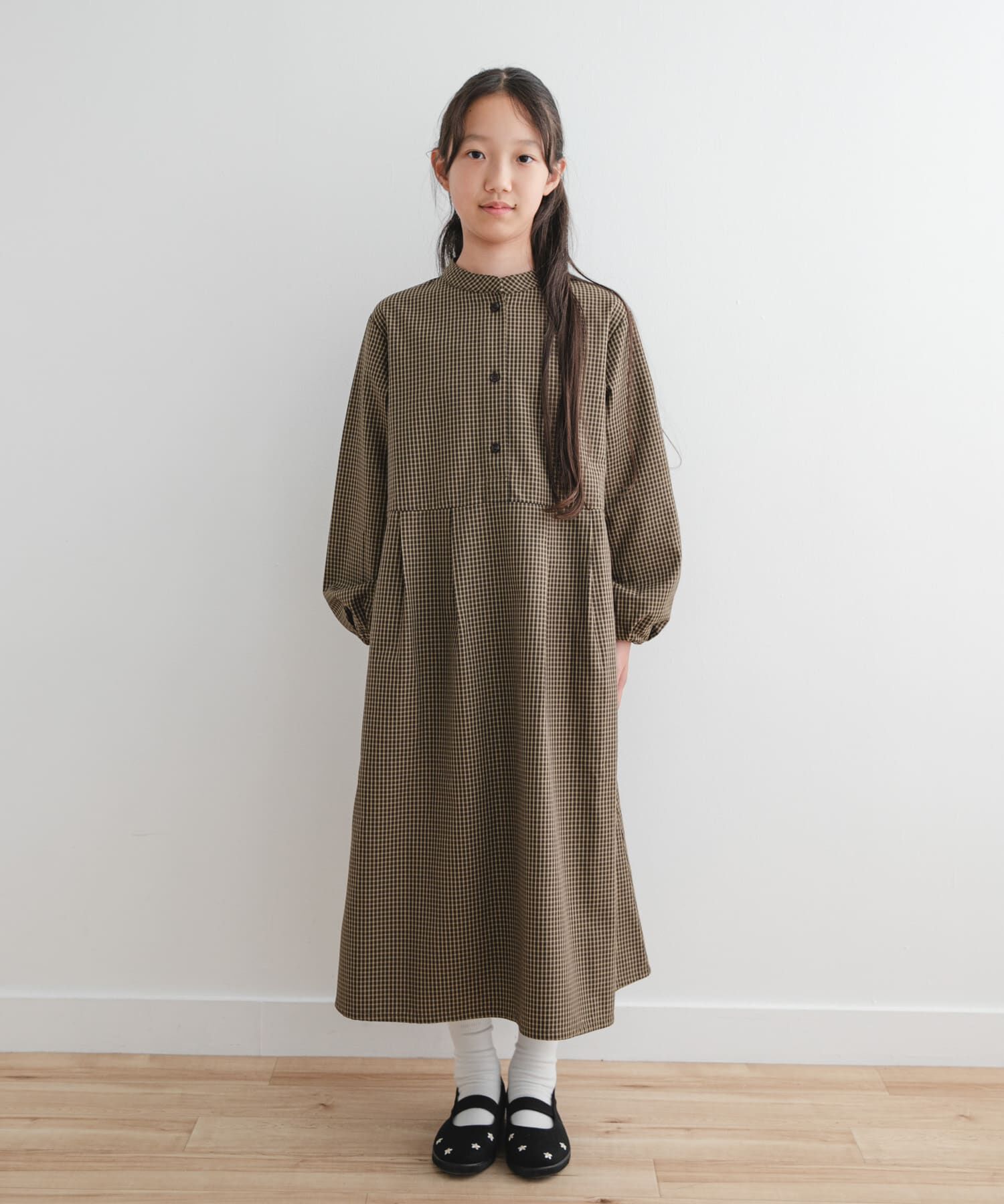 URBAN RESEARCH DOORS「『WEB/一部店舗限定』『親子リンク/UR TECH』チェック柄ワンピース(KIDS)」|ワンピース|