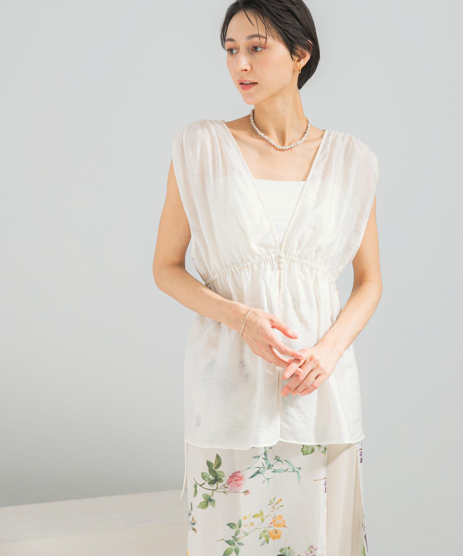 URBAN RESEARCH ROSSO「ボタニカルジャガードジレトップス」|その他|