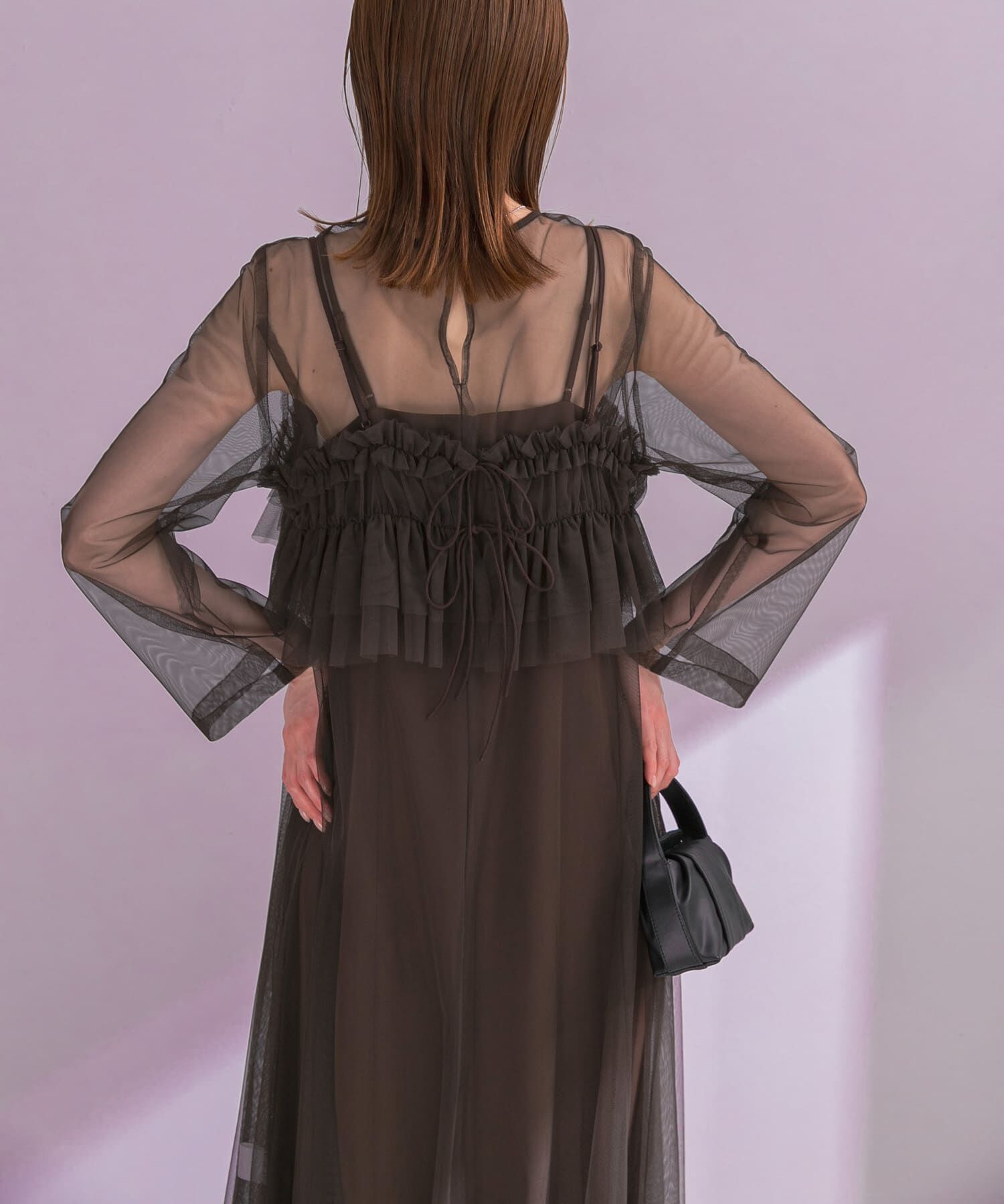 URBAN RESEARCH ROSSO「チュールキャミソールsetドレス」|ワンピース|