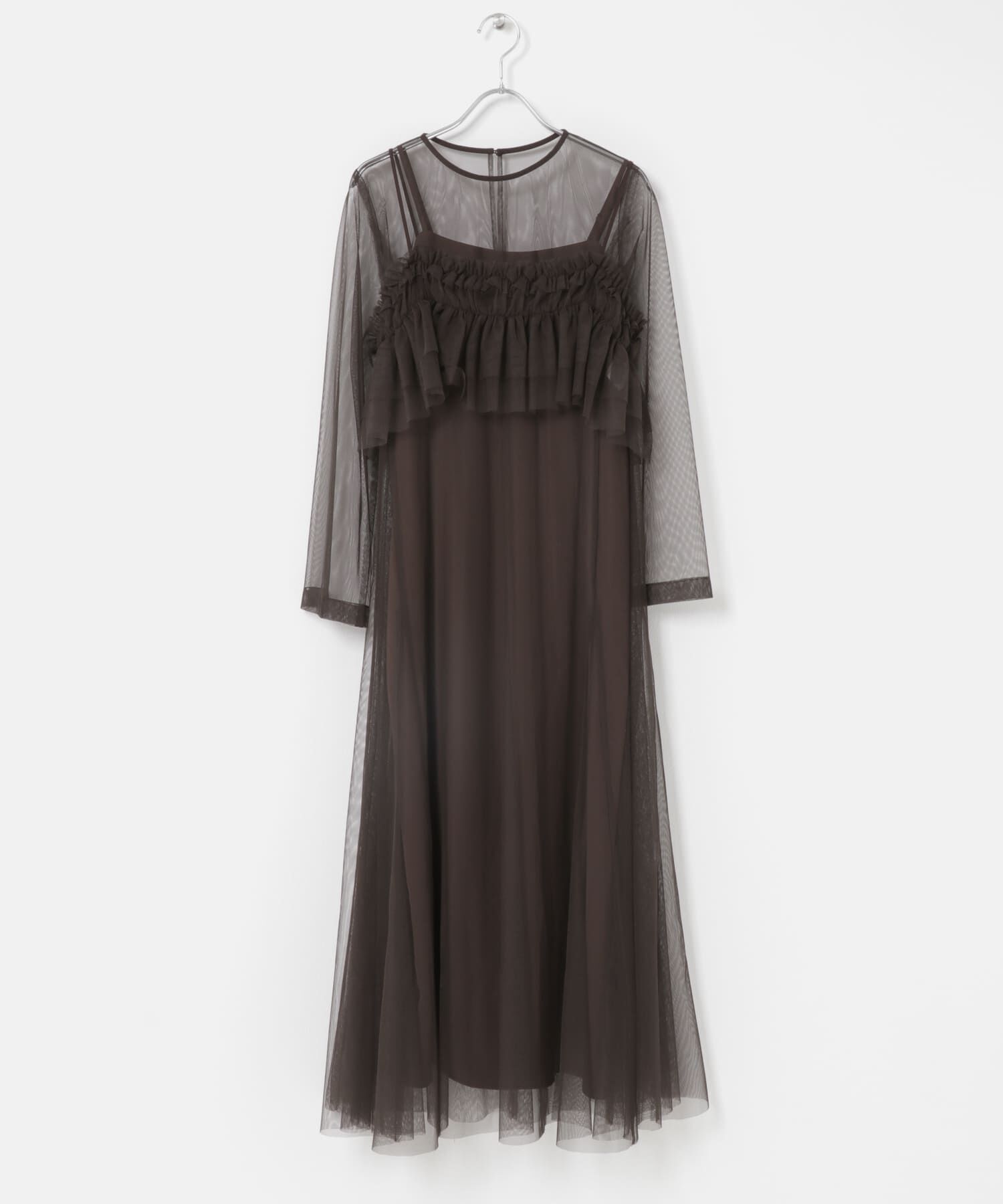 URBAN RESEARCH ROSSO「チュールキャミソールsetドレス」|ワンピース|