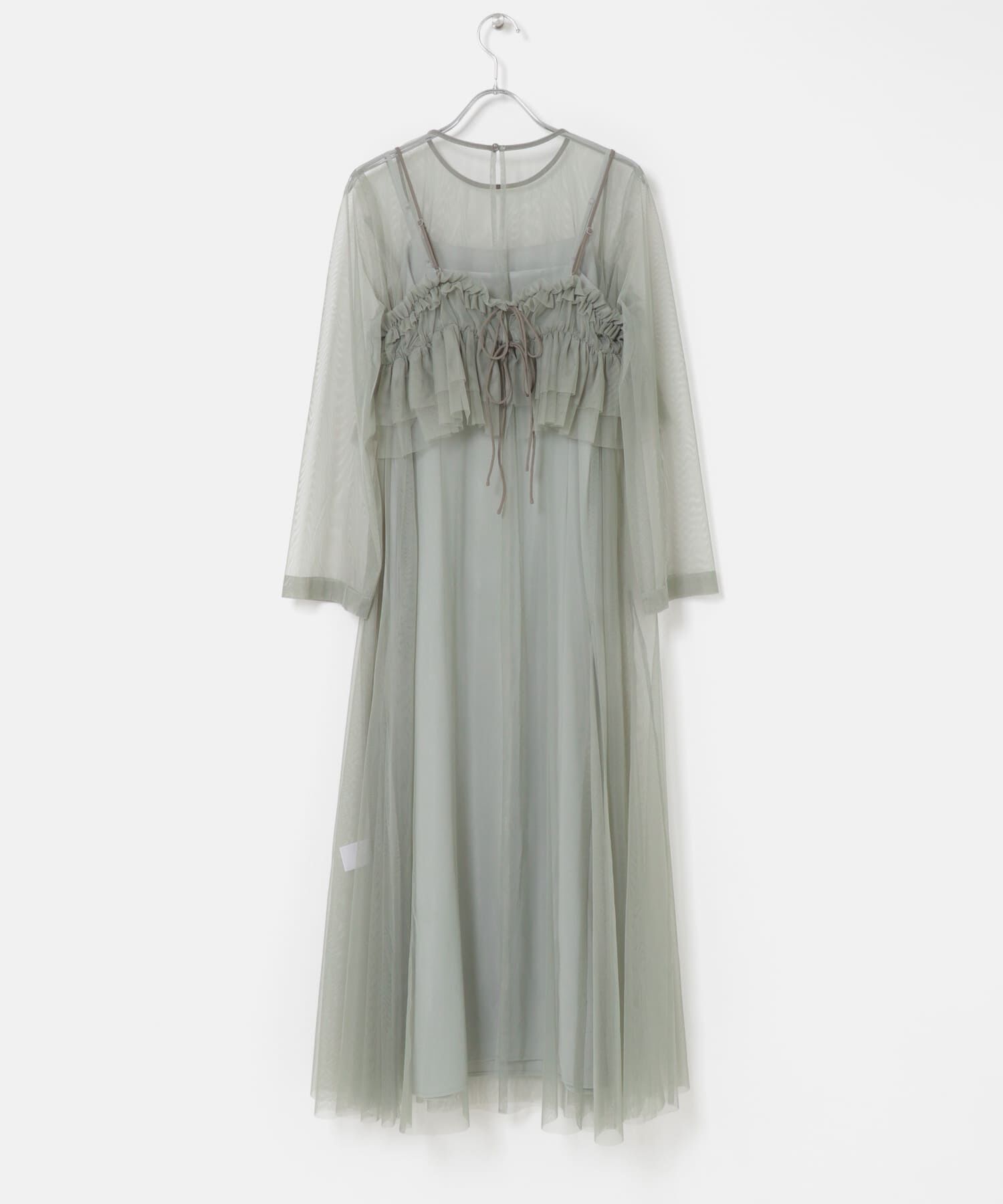 URBAN RESEARCH ROSSO「チュールキャミソールsetドレス」|ワンピース|