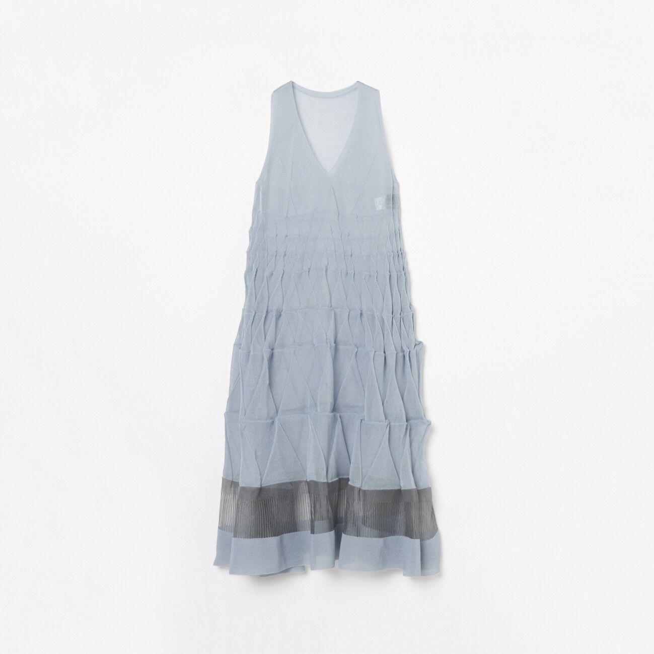  「boussole 2WAY NOSLEEVE DRESS」|ワンピース|ライトグレー