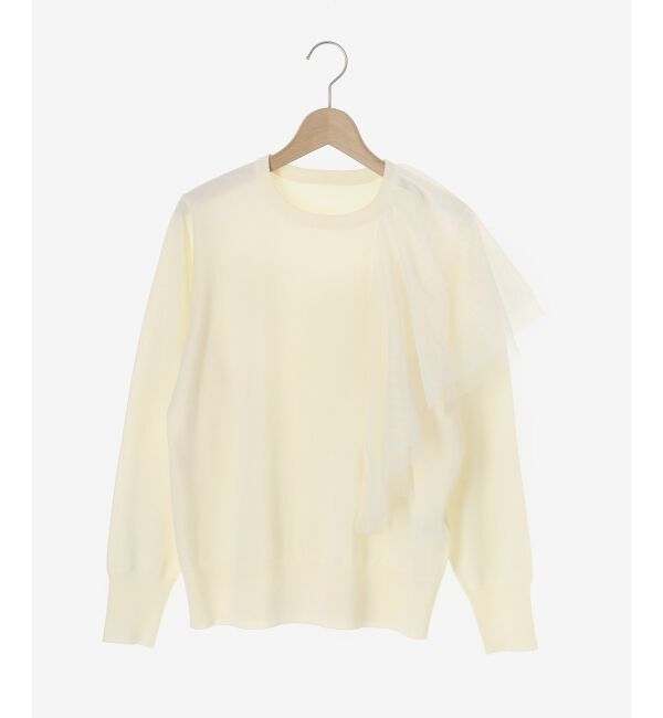 le.coeur blanc「《WEB限定アイテム》アシメチュールニット」|ニット・セーター|