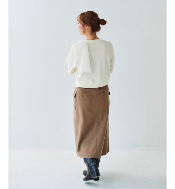 le.coeur blanc「《WEB限定アイテム》アシメチュールニット」|ニット・セーター|