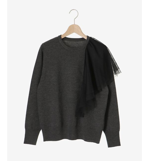 le.coeur blanc「《WEB限定アイテム》アシメチュールニット」|ニット・セーター|