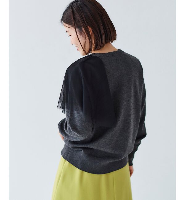 le.coeur blanc「《WEB限定アイテム》アシメチュールニット」|ニット・セーター|