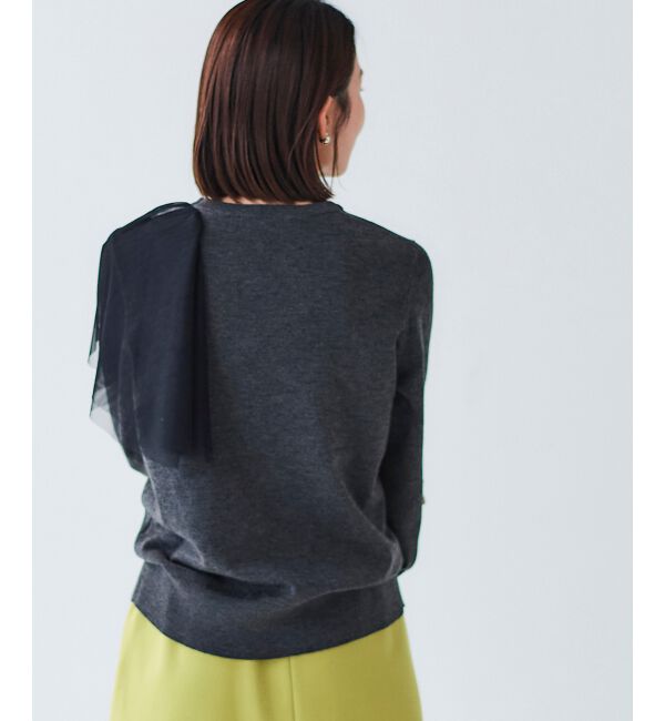 le.coeur blanc「《WEB限定アイテム》アシメチュールニット」|ニット・セーター|