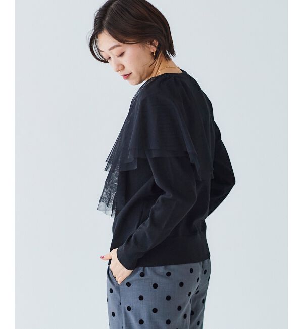 le.coeur blanc「《WEB限定アイテム》アシメチュールニット」|ニット・セーター|