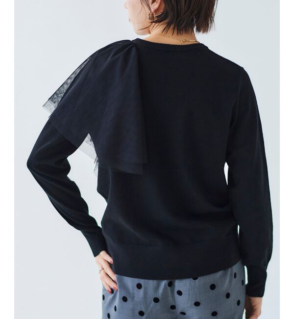 le.coeur blanc「《WEB限定アイテム》アシメチュールニット」|ニット・セーター|