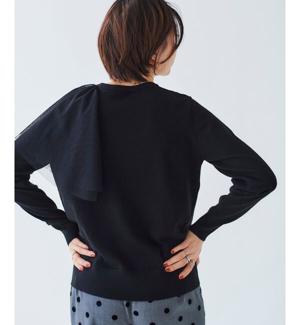 le.coeur blanc「《WEB限定アイテム》アシメチュールニット」|ニット・セーター|