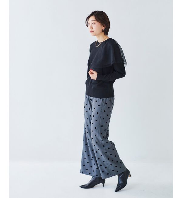 le.coeur blanc「《WEB限定アイテム》アシメチュールニット」|ニット・セーター|