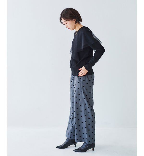 le.coeur blanc「《WEB限定アイテム》アシメチュールニット」|ニット・セーター|