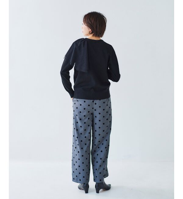 le.coeur blanc「《WEB限定アイテム》アシメチュールニット」|ニット・セーター|