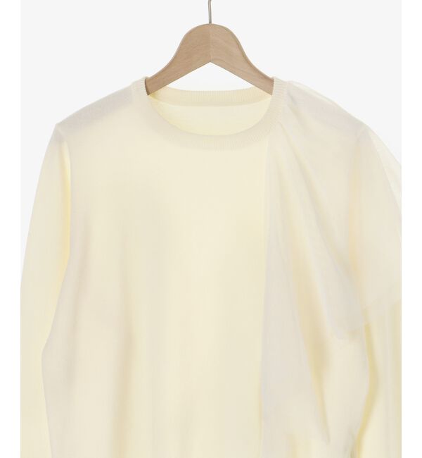 le.coeur blanc「《WEB限定アイテム》アシメチュールニット」|ニット・セーター|