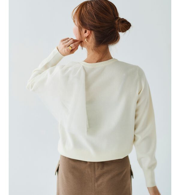 le.coeur blanc「《WEB限定アイテム》アシメチュールニット」|ニット・セーター|