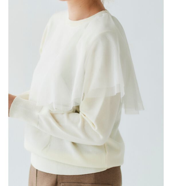 le.coeur blanc「《WEB限定アイテム》アシメチュールニット」|ニット・セーター|