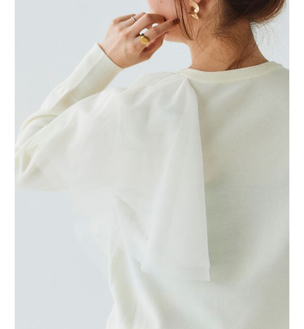 le.coeur blanc「《WEB限定アイテム》アシメチュールニット」|ニット・セーター|