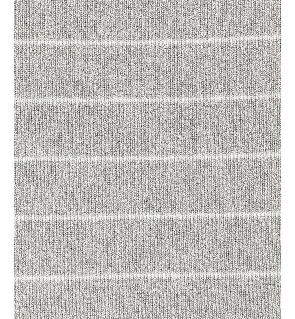 le.coeur blanc「《手洗い可能》5分袖ボーダーニットプルオーバー」|ニット・セーター|