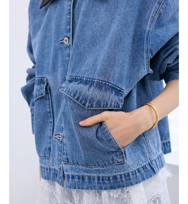  「異素材エリデニムジャケット」|その他|