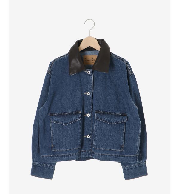  「異素材エリデニムジャケット」|その他|