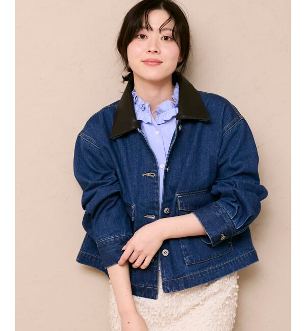  「異素材エリデニムジャケット」|その他|