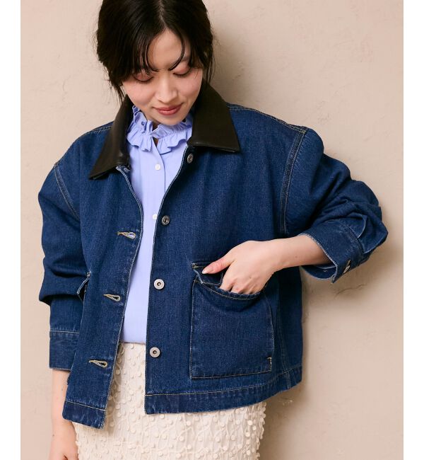 「異素材エリデニムジャケット」|その他|