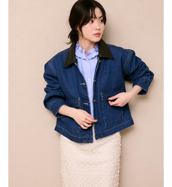 「異素材エリデニムジャケット」|その他|