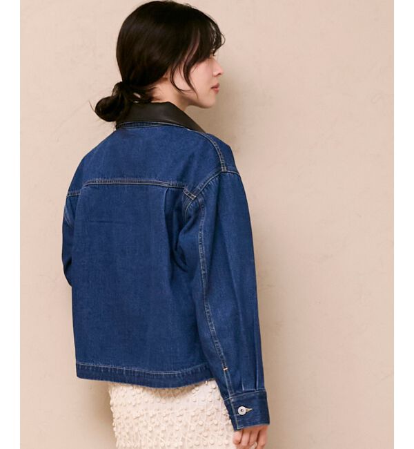  「異素材エリデニムジャケット」|その他|