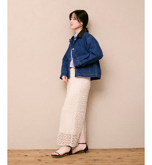  「異素材エリデニムジャケット」|その他|