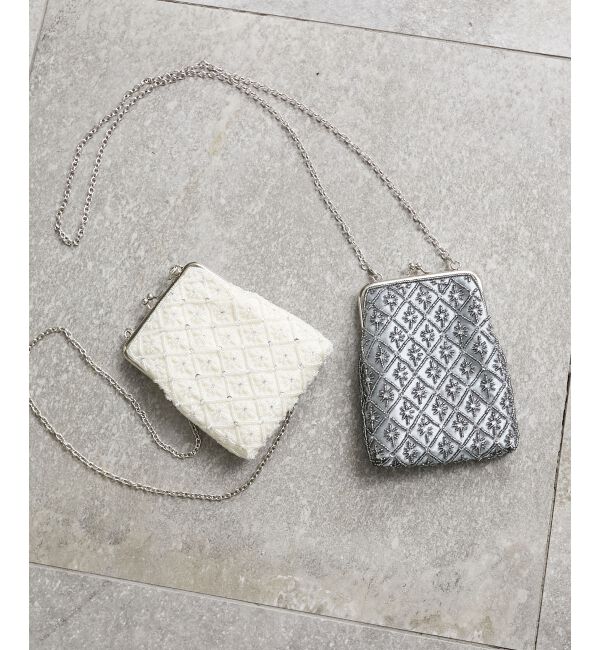 MAJESTICLEGON「2WAYビーズ刺繍バッグ」|ショルダー・メッセンジャー|