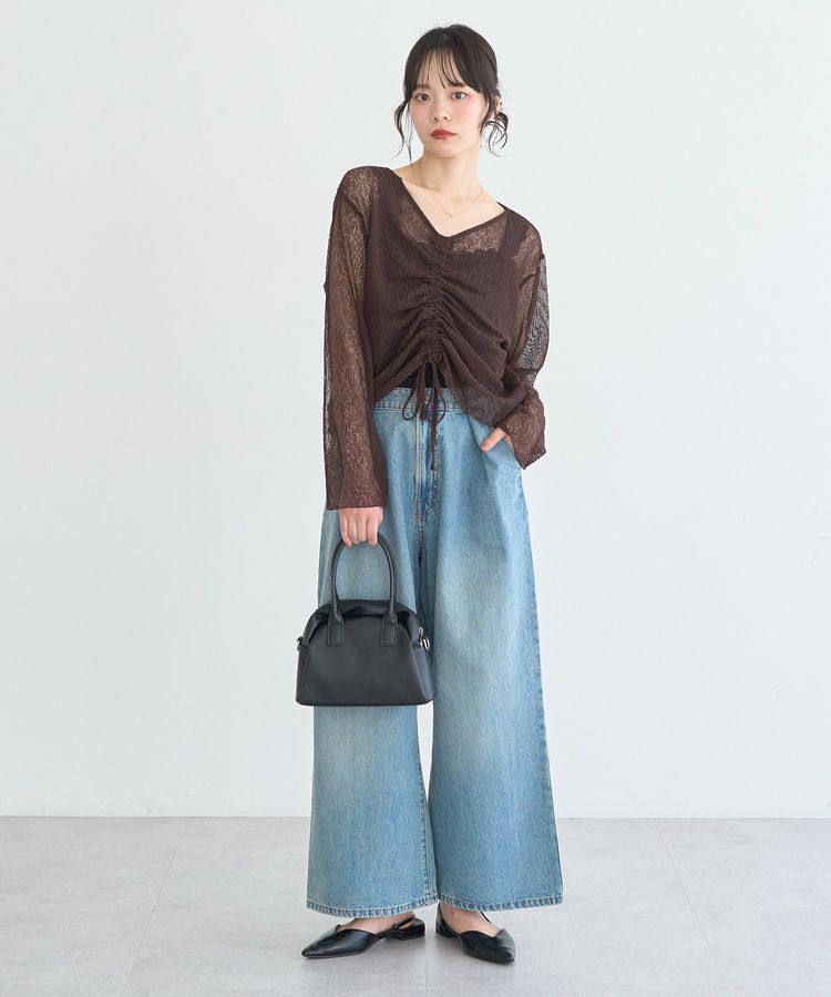 earth music&ecology「フロントドロストシアープルオーバー」|Tシャツ・カットソー|