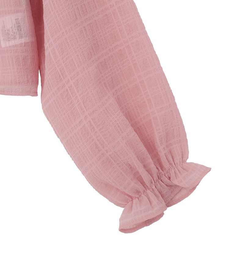 earth music&ecology「シアーチェック2wayオフショルブラウス」|シャツ・ブラウス|