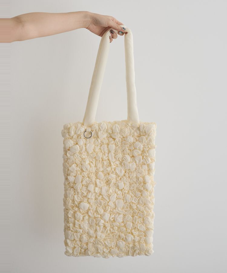 GARAGE OF GOOD CLOTHING「カラビナ付シャーリングトート」|トートバッグ|Ivory