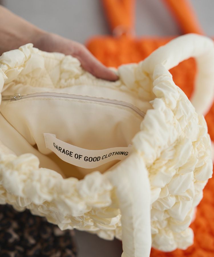 GARAGE OF GOOD CLOTHING「カラビナ付シャーリングトート」|トートバッグ|