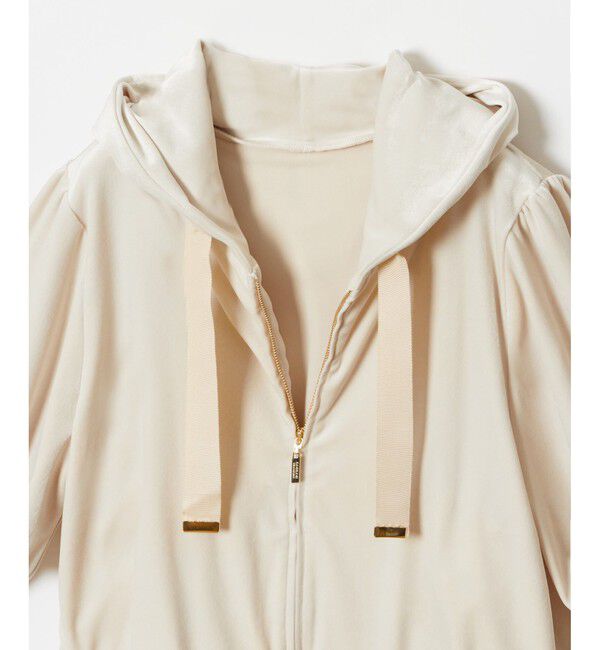 LOULOU WILLOUGHBY「【LOULOU WILLOUGHBY】ベロアプチフーディー」|パーカー|