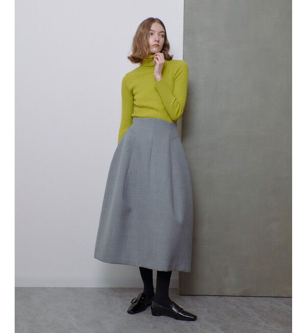 allureville「ボンディングフレアースカート」|フレア|