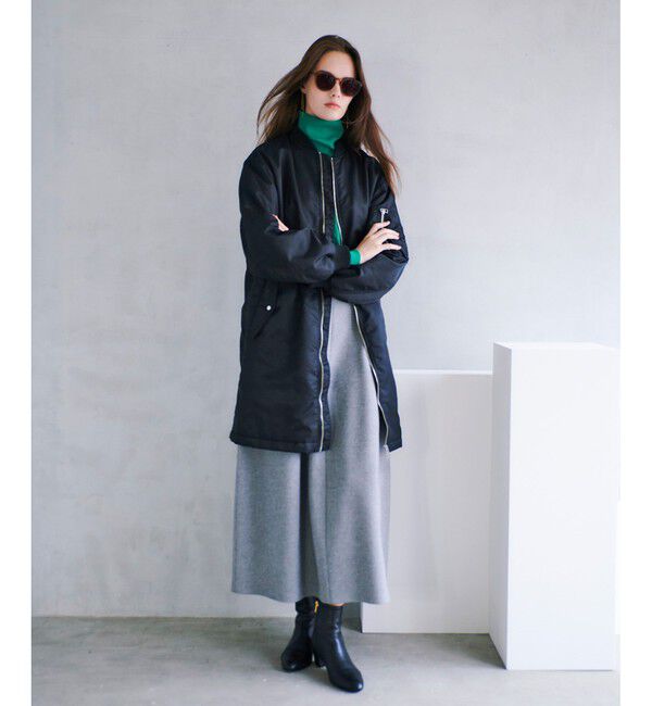 allureville「ボンディングフレアースカート」|フレア|