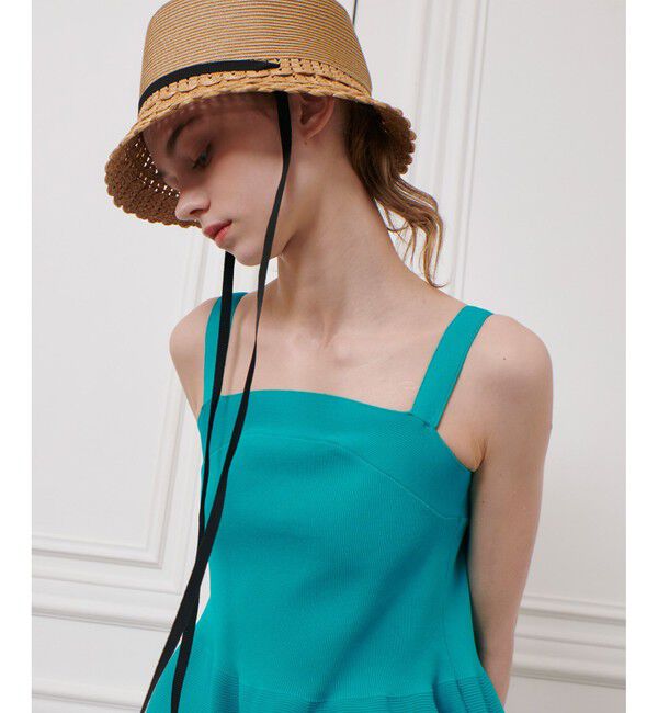 LOULOU WILLOUGHBY「【LOULOU WILLOUGHBY】ニットコクーンキャミワンピース」|ワンピース|