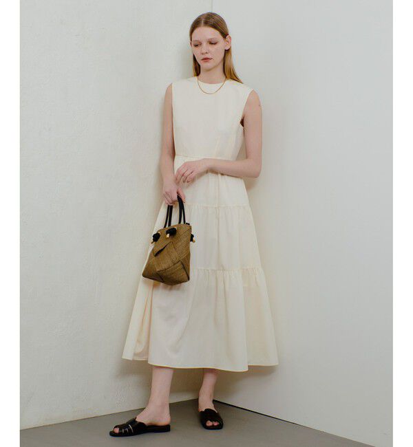 allureville「タイプライターティアードワンピース」|ワンピース|