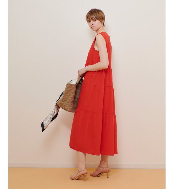 allureville「タイプライターティアードワンピース」|ワンピース|