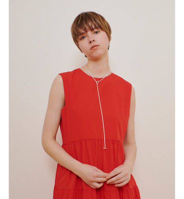 allureville「タイプライターティアードワンピース」|ワンピース|