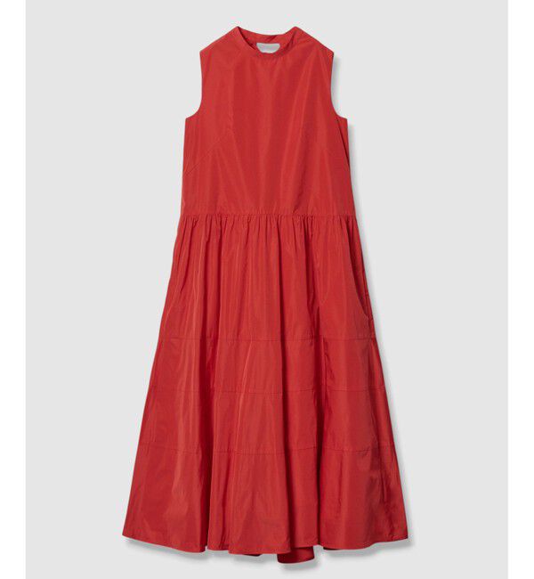 LOULOU WILLOUGHBY「【LOULOU WILLOUGHBY】バックリボンタフタワンピース」|ワンピース|